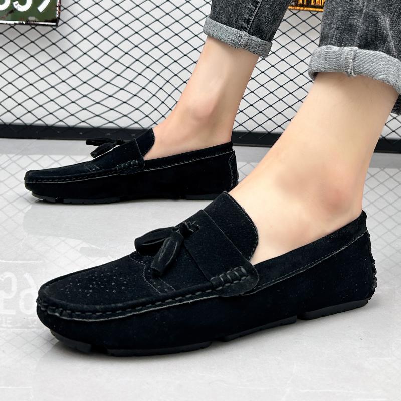 Leather Fashion Walking Shoes Men New Arrival Men Lightweight Loafers Handmade Men Casual Outdoor Shoes Mens Slip on Footwear