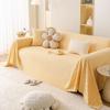 Winter Honeycomb Velvet Sofa Cover Four Seasons Universal Pure Color Full Cover Towel Sofa Cushion All Package Universal Towel