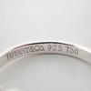 [Pre-owned] TIFFANY 925/750 Love Knot Combination Ring / Size 12 / J68-3