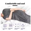 Sacco a Pelo Confortevole Portatile da Viaggio Coperta a Compressione Coperte Ponderate Sacchi per Pisolino Adulto 185x50cm