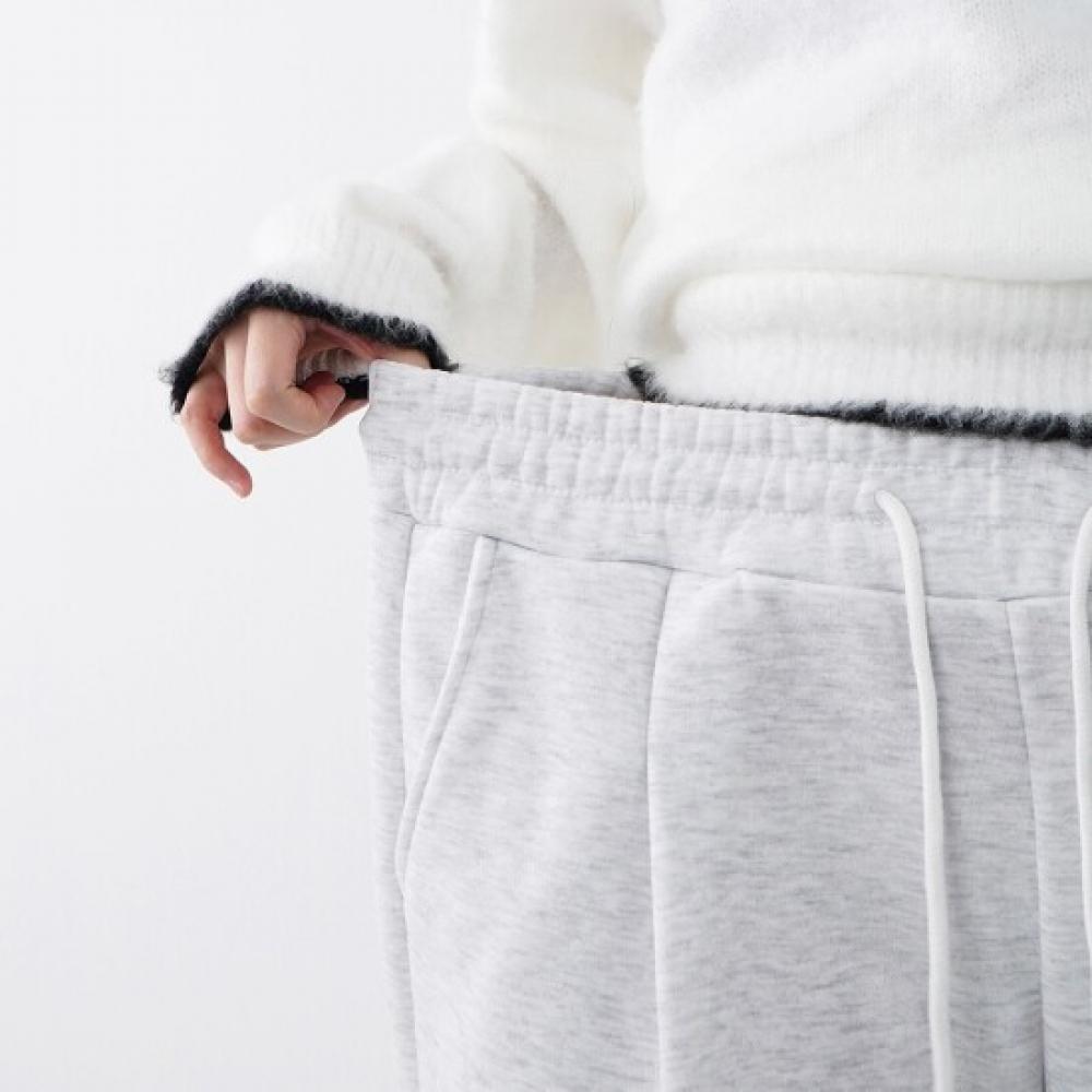 Onl 1 Women Fleece Pleated Wide Pants Training Pants