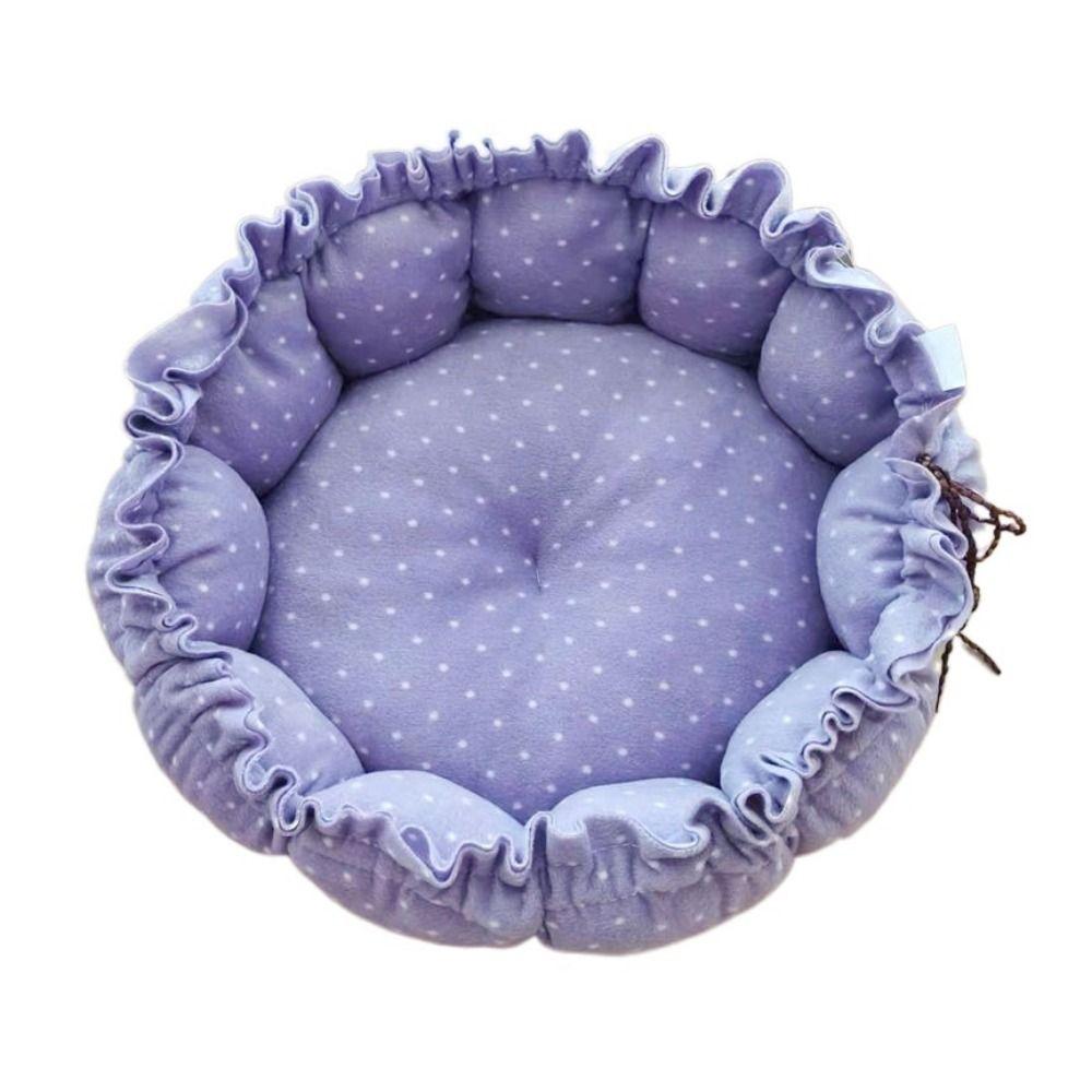 Practical Cloth Winter Cat Kennel Soft Warm Cat Soft Bed Round Cat Pumpkin Nest Dogs