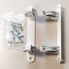 Wall-mounted Clothesline - NOT AVAILABLE - Model C/2 - 2 Pulleys - White - Compact 25x5x5 Cm