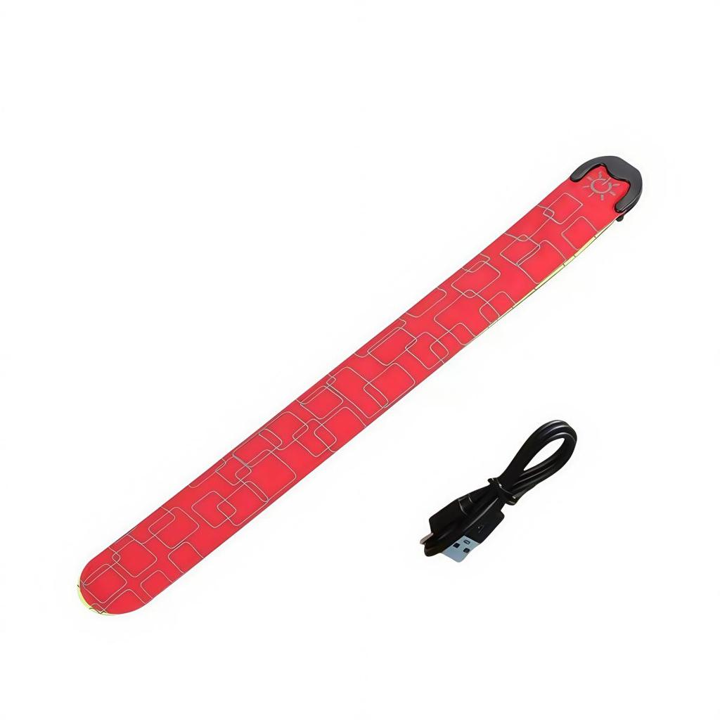 LED USB Rechargeable Luminous Wristband for Night Running and Fun Gifting