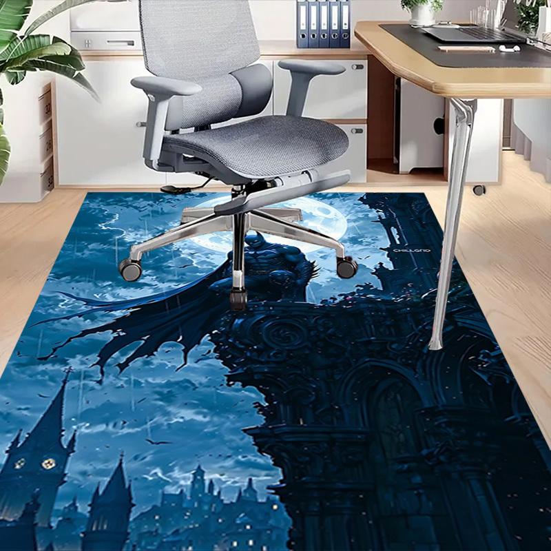 1pc Batman full moon Carpet, for Home & Office Decor, Desk Chair Carpet, Festive GiftL1463