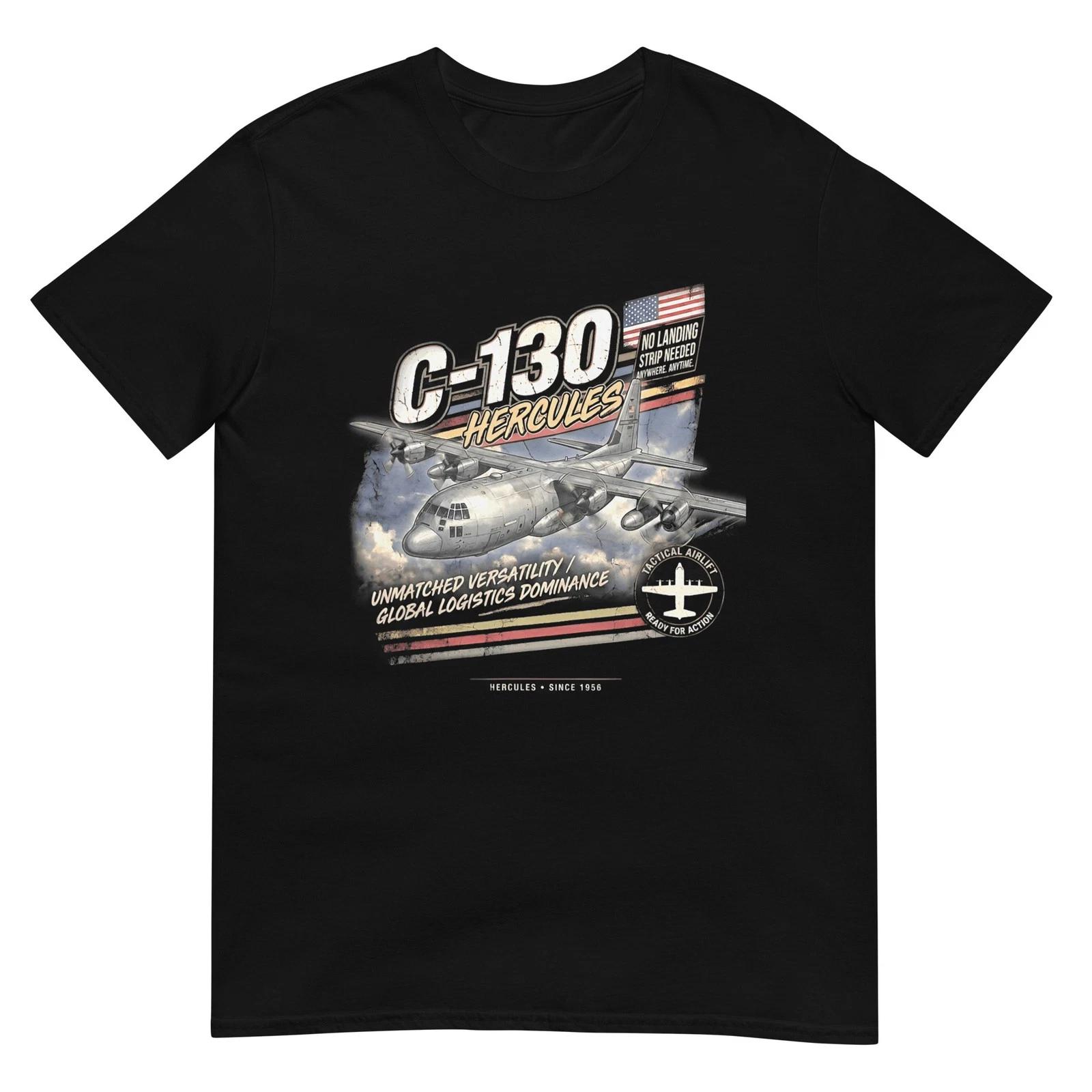C-130 Hercules VintageRetro Collectable Design T-Shirt XL