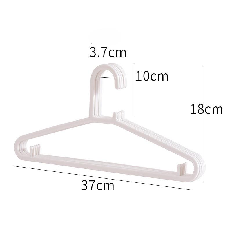 

Утолщенные бесшовные вешалки для одежды, сушилки для одежды для взрослых и расширенные опоры для одежды на балконах общежитий 5pcs белый