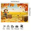 1 Piece of 2D Plane with a Harvest and Thanksgiving Background Highly Suitable As a Backdrop for Family Room and Seasonal