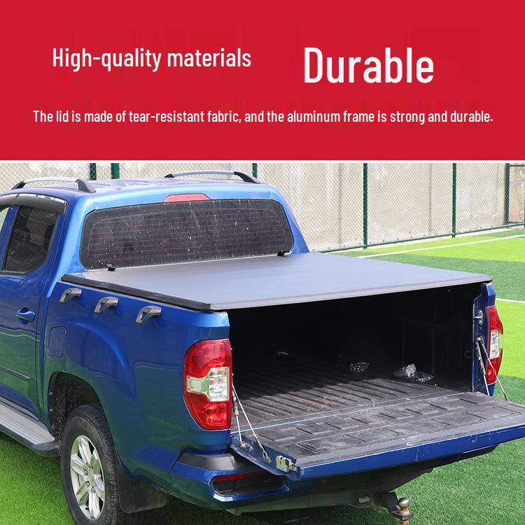 Waterproof Three-Fold Soft Tonneau Cover for SAIC MAXUS T60/T70/T90 MG Pickup