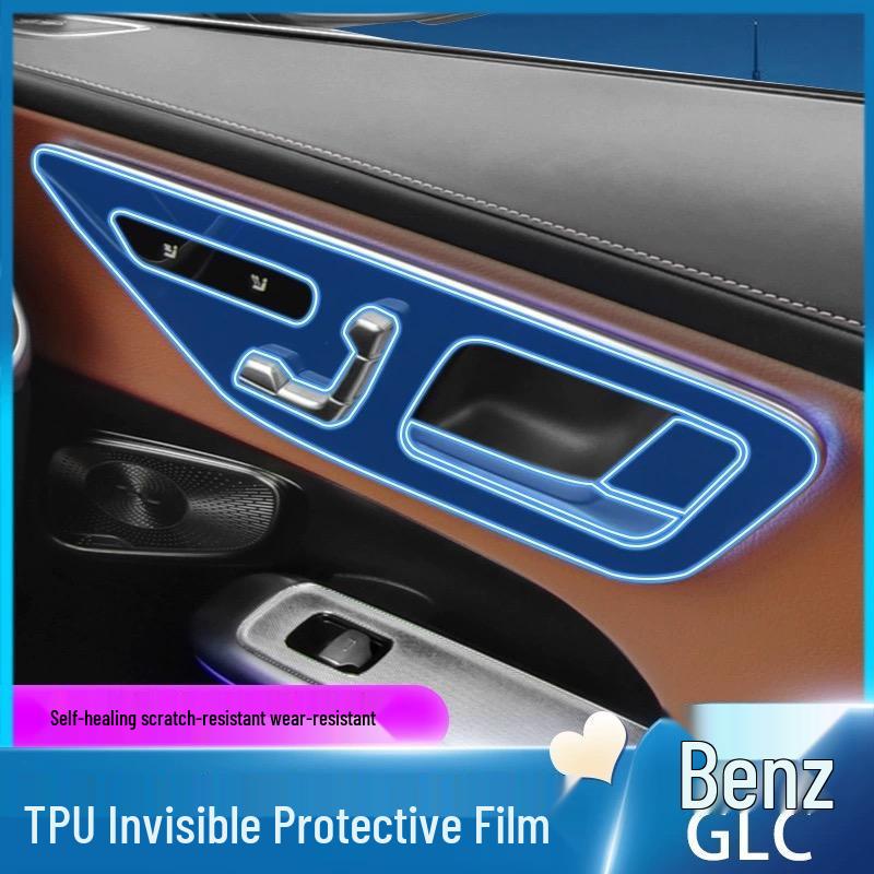 TPU Interior Protection Film for 2023-2026 Mercedes-Benz GLC300L: Scratch-Resistant Console & Screen Film