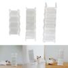 Acrylic Ladder Bridge Hamster Climbing Toy Clear Decor Cage Habitat