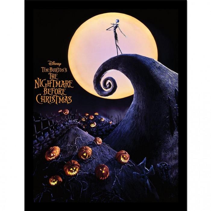 Nightmare Before Christmas Art Framed Poster