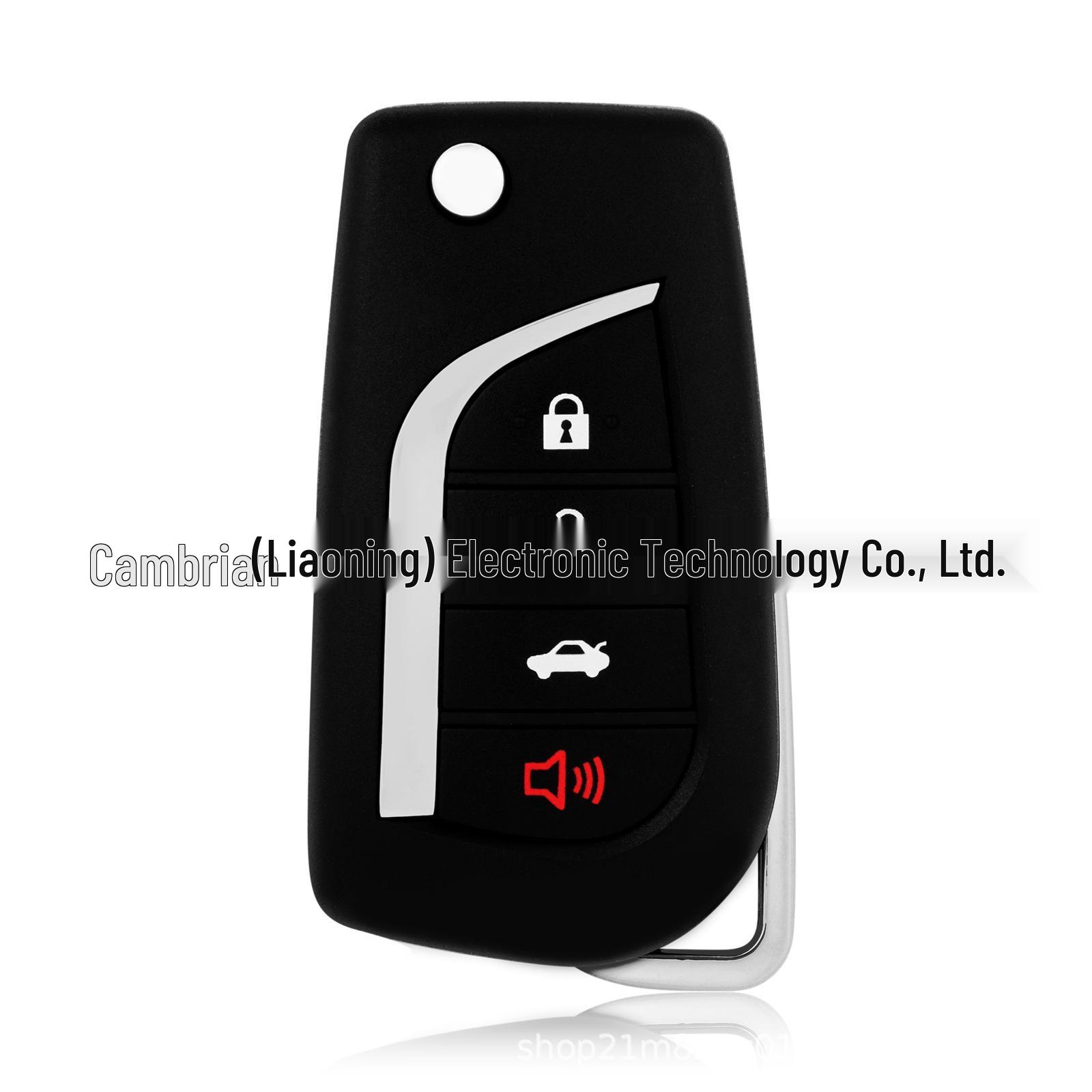 

4-Button Smart Key Cover for Toyota Camry/Corolla HYQ12BFB 5.4*4.2*1.4 cm чёрный