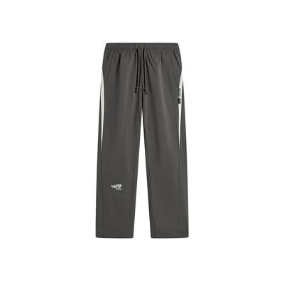 Badfive Water-Resistant Loose Straight-Leg Sports Pants Men Bottoms Dark-Gray AYKU067-5