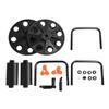 Garden Hose Water Hose Reel Cart for Water Holds 50m Durable Pipe Garden and Outdoor Hose Storage Rack Reel, 1/2-Inch Pipes, Hose, Organizer,