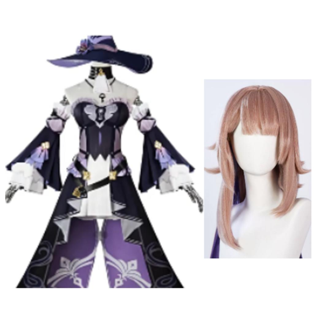 Ready For Ship The Herta Cosplay Costume Game Honkai: Star Rail DokiDoki-SR HSR Women Cosplay The Herta Halloween Dress Wig