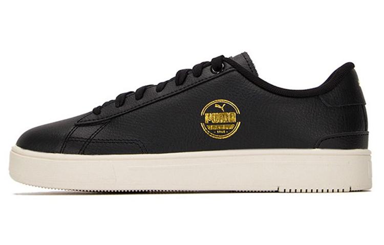 Puma Serve Pro 1948  Black Team Gold  35.5
