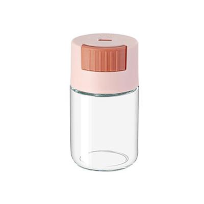 Quantitative Gewürzflasche Staubdicht Feuchtigkeitsdicht Pfeffer Zucker Innenlagerung Gewürzglas Glasbehälter Zubehör