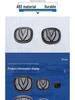 Changan UNIV Modified Car Black Carbon Fiber Logo Stickers for Front, Rear, and Steering Wheel