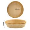 50Pcs 16Cm Air Fryer Disposable Paper Liner Non-Stick Mat Wood Pulp Round Paper