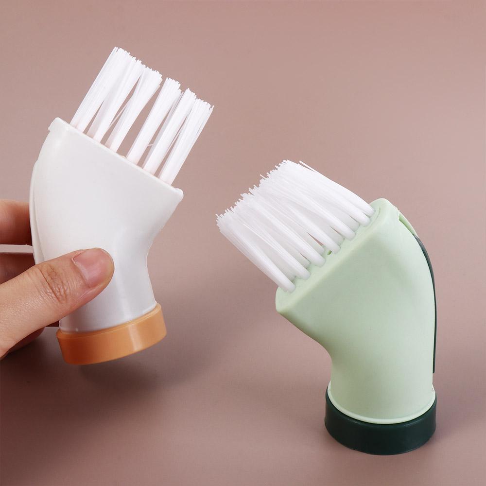 

Multifunctional Water Bottle Brush 2-in-1 Cleaning Brush Creative Gap Brush Bathroom білий