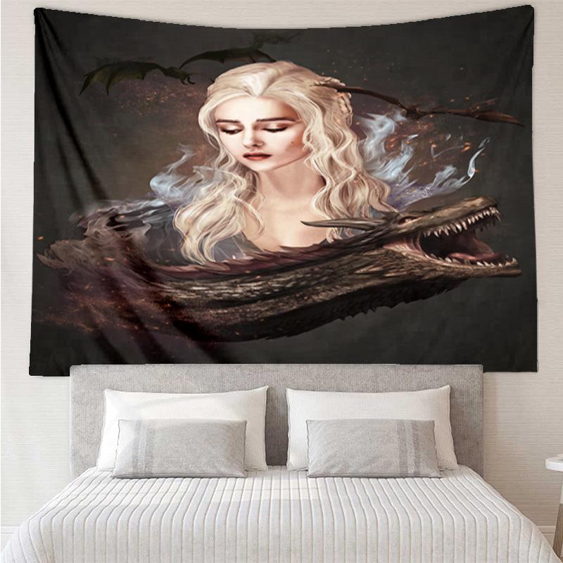 Game Of dragon Fantasy Tapestry Hanging for Bedroom,Livingroom, Playroom,Decor Art Room Wall Tapestry Holiday and Birthday Gifts