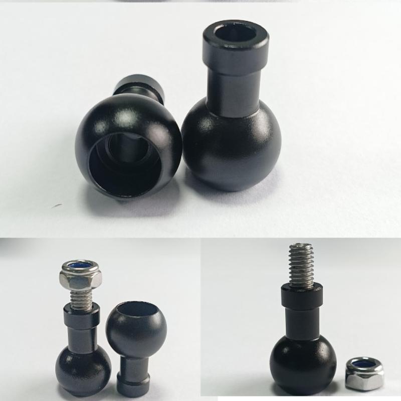 1 Piece Motorcycle Sport Camera Mount Connector 17Mm/25.4Mm Ball Head To M6 M8 M10 Screw Bracket Connector For Camera