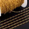 1Meter Stainless Steel Double Loop Link Chain Round 8 Shape 2mm Necklace Chain DIY Handmade Bracelet Material Jewelry Findings