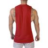 2023 European Men's Sleeveless Loose Fit Solid Color Casual Tank Top