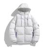 Winter Kapuzenlose Lockere und Vielseitige Winddichte und Kälte Baumwollgepolsterte Kleidung Herren und Damen Einfarbige Kapuzenpullover Baumwollgepolsterte Kleidung