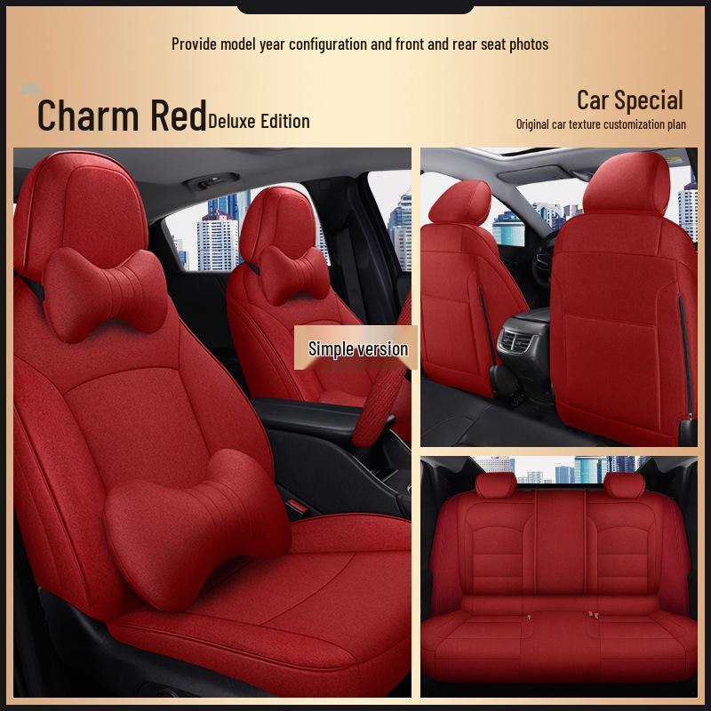Toyota Corolla All-Season Linen Seat Covers, 5-Seat Full-Surround Design