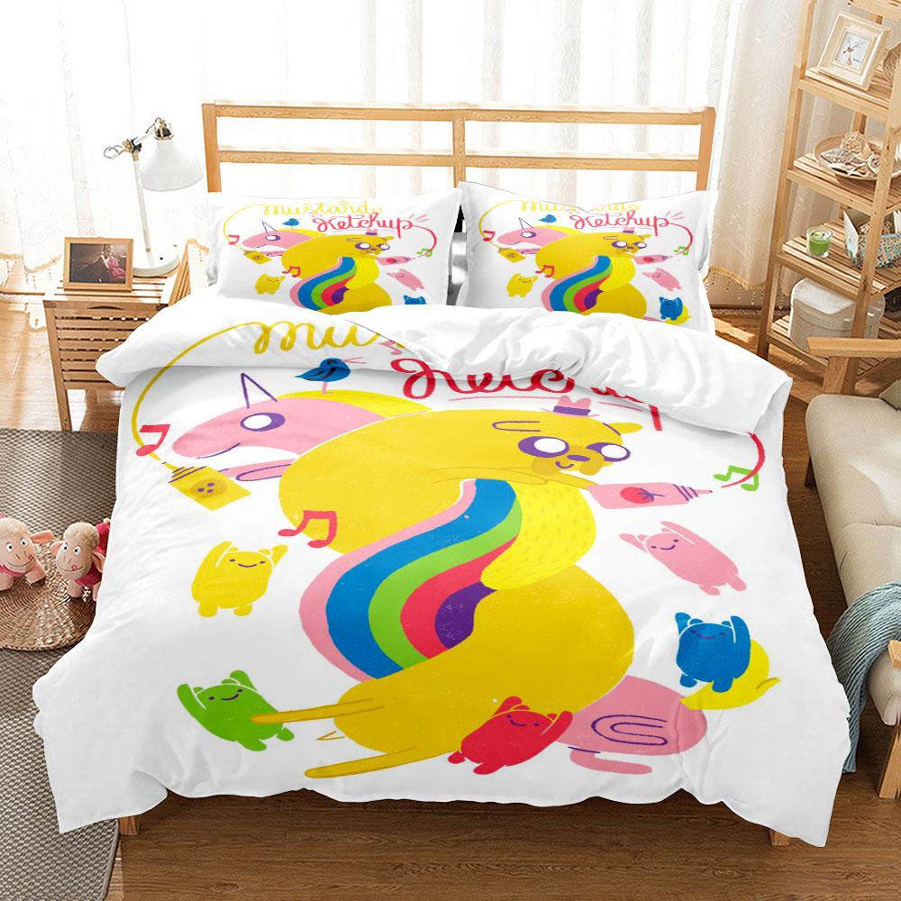 

Darling In The Franxx Duvet Cover Set King Queen Double Full Twin Single Size Bed Linen Set EU single(135x200cm)