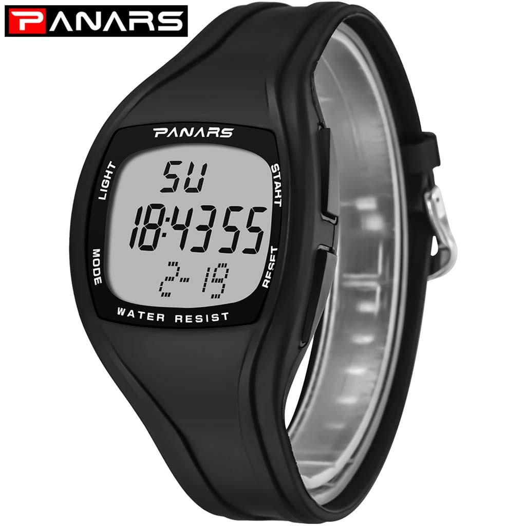  And Stylish Waterproof Alarm Night Light Casual Male Electronic Watch