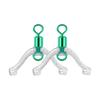 10/20Pcs 8 Shaped Rings Contactor Fishing Line Bifurcation Swivels Subline Splitter Anti Entanglements Fishing Tackle