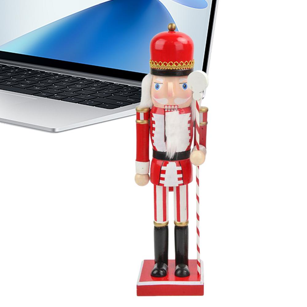 Фигурки Щелкунчика 15 дюймов Деревянная Коллекционная Фигурка Солдатика Щелкунчика Рождественское Украшение Стола Для Кухни Обеденной Полки