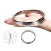 Decompression Magic Bracelet Flow Ring Anti-Stress Kinetic Spring Stainless Steel Children Adult Novelty Stress Relief Toys