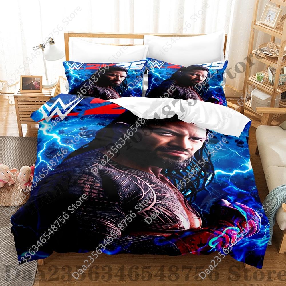 Comforter Lightning Jey Uso Bedding Set Single Twin Full Queen King Size Bed Set Adult Bedroom s Wwe 2K25 Bed