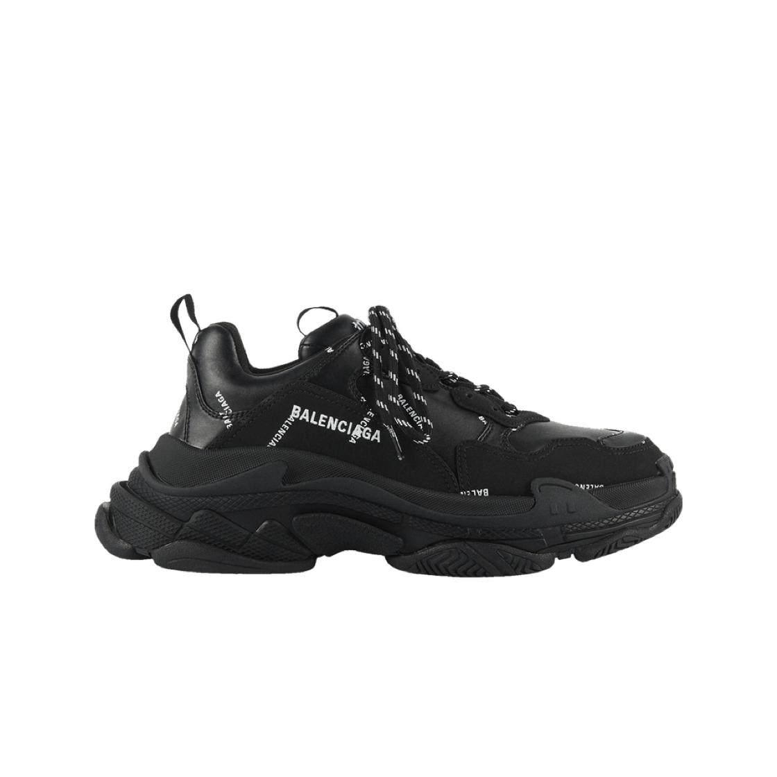 

Кроссовки Balenciaga Allover Logo Triple S Черные EU 42