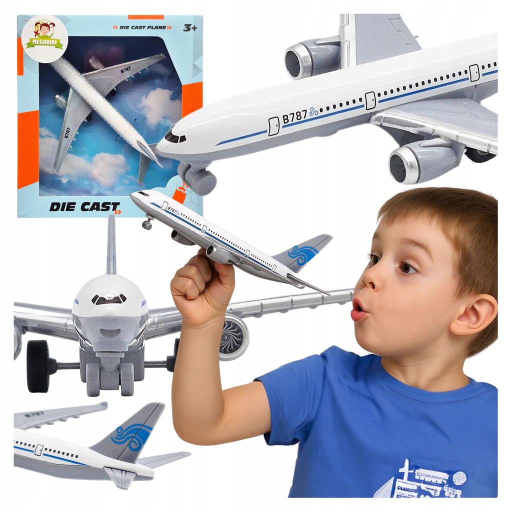 PASSENGER AIRPLANE toy METAL MODEL DRIVE TENSION