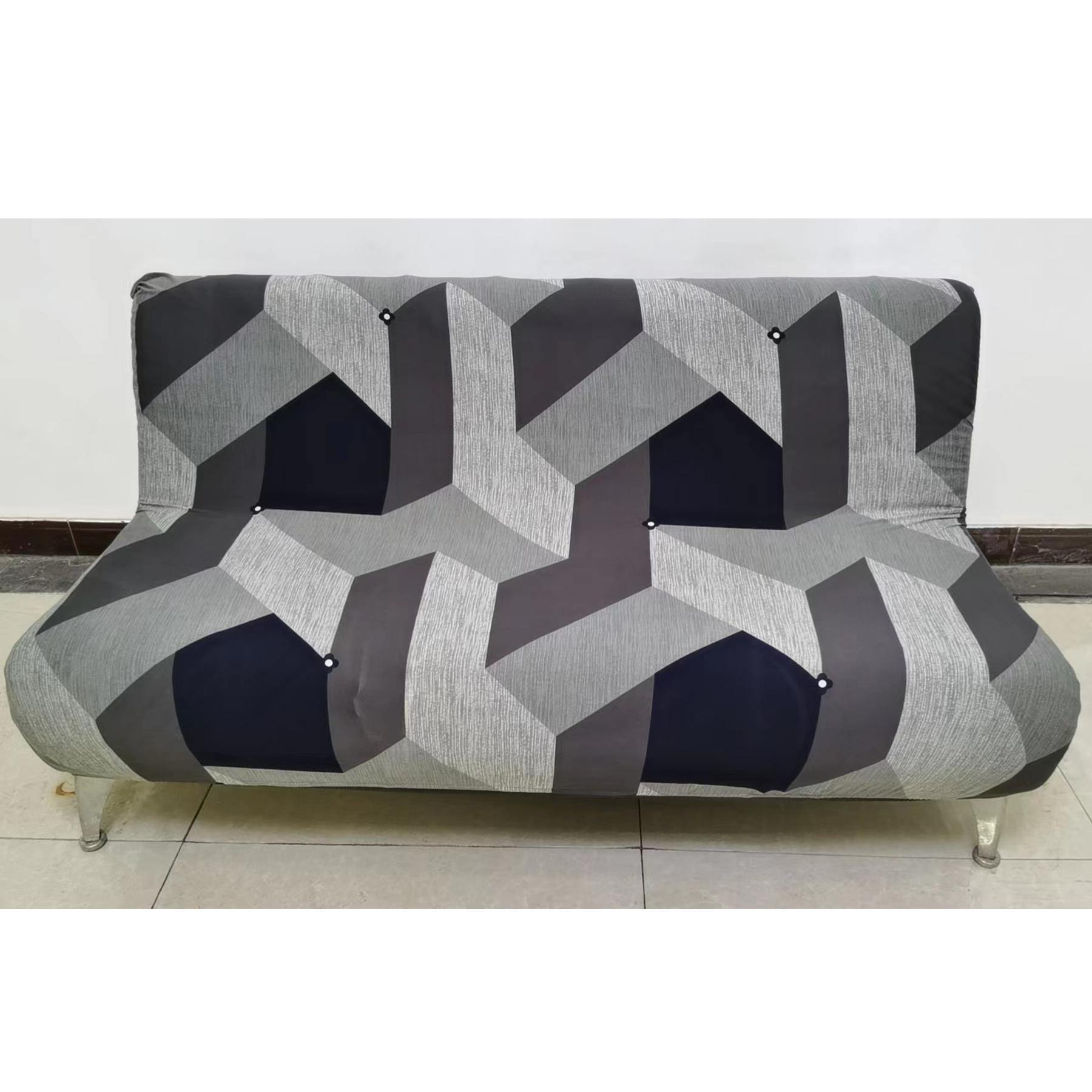 Чехол для дивана без подлокотников чехол-футон растягивающийся спандекс раскладной диван-кровать без подлокотников защитная накладка для мебели моющийся чехол для дивана без подлокотников L160-190X D60X H60cm 1990₽