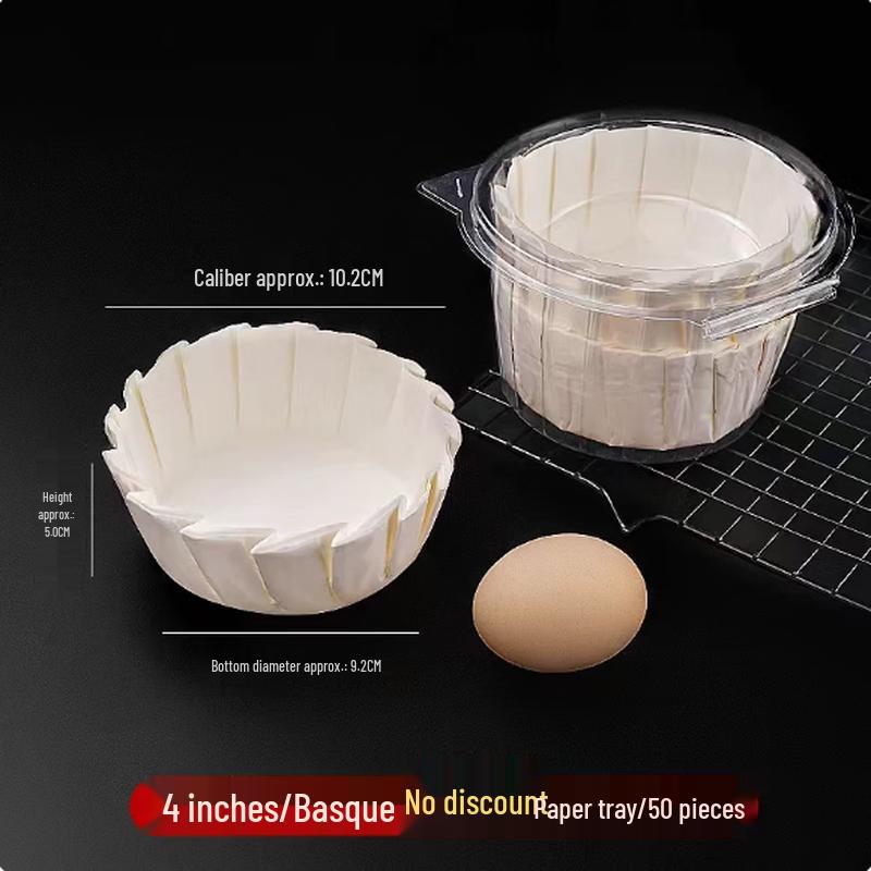 

Jiebda Disposable Basque & Soufflé Cake Paper Liners