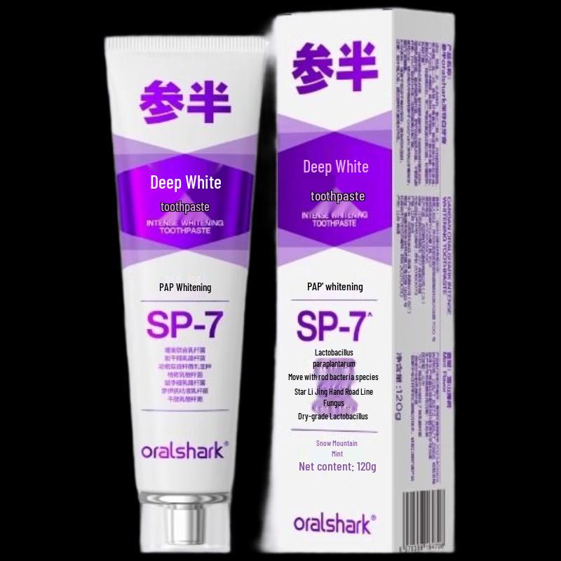 

Half-Half Snow Mountain Mint Deep Whitening Toothpaste