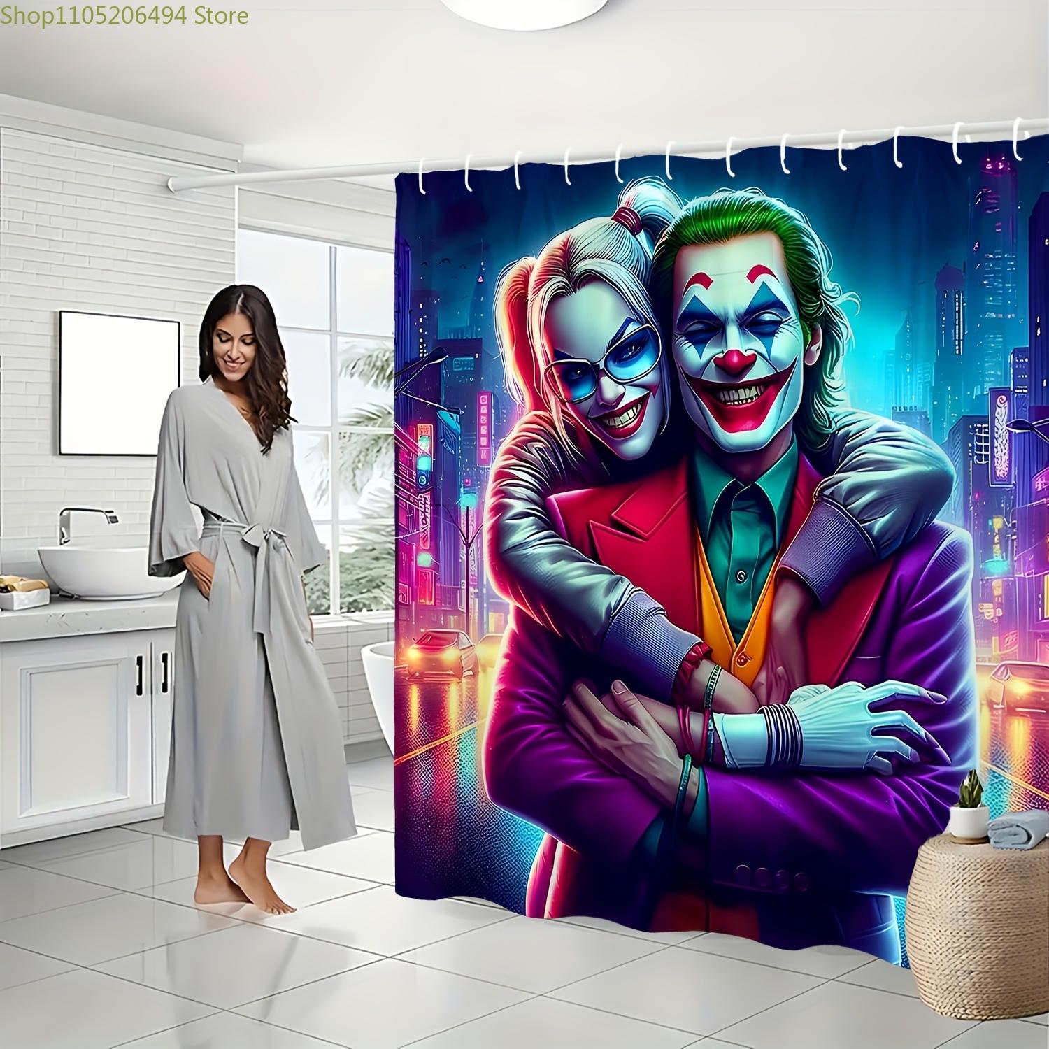 

A Warner Bros. Тематический набор для ванной комнаты, включающий занавеску для душа из полиэстера, пригодного для машинной стирки, с рисунками из Animat 90x180cm