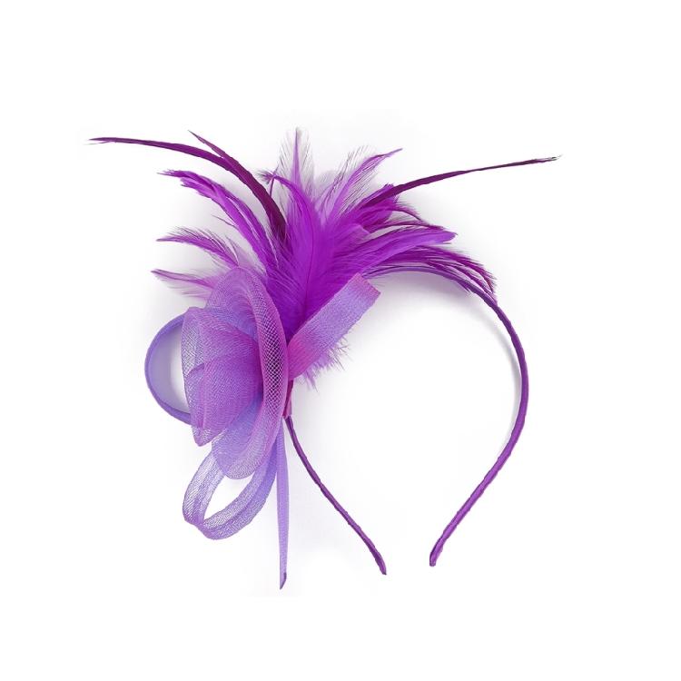 1920s Mesh Flower Hairhoop Fascinator Costume Headband Dancing Party Headdress