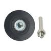 Schleifscheibenhalter 25/50/75MM Schwarzer Halter Schleifwerkzeug 1/4 Zoll Schaft 1 Stück 20000 U/min Schneller Wechsel Gummi+Stahl