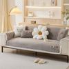 Thickened Milk Fleece Sofa Cushion Winter Small Fresh Plush Seat Cushion  New Non-Slip Sofa Cover Cover Cloth Towel