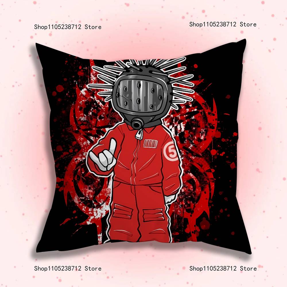 Band Cool S-Slipknot Pillowcase Pillowslip Cushion Plush Boys Girls Cartoon Anime Kawaii Decoration Kids Birthday Cute Gifts