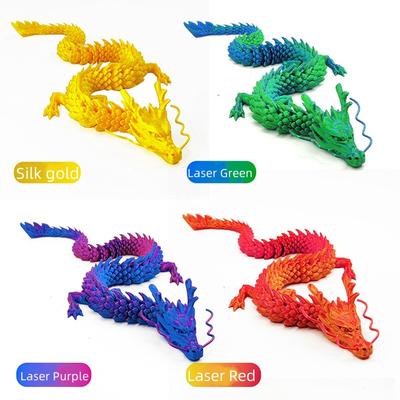 Kreativní domácí dekorace 3D tisk božský drak flexibilní model ozdoba ruční práce model ozdoba horký prodejní dárek