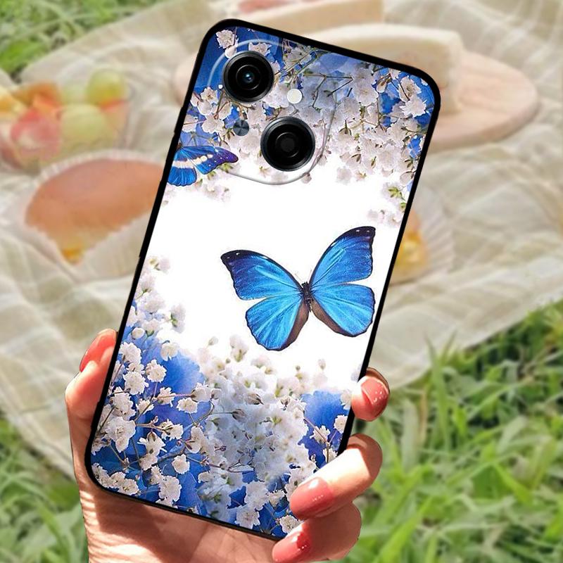 New Luxury Fashion For Tecno Spark Go 1 Phone Case Spark Go 2025 TPU Soft Silicone Fundas Cover For Tecno Pop 9 4G Bumper Shells