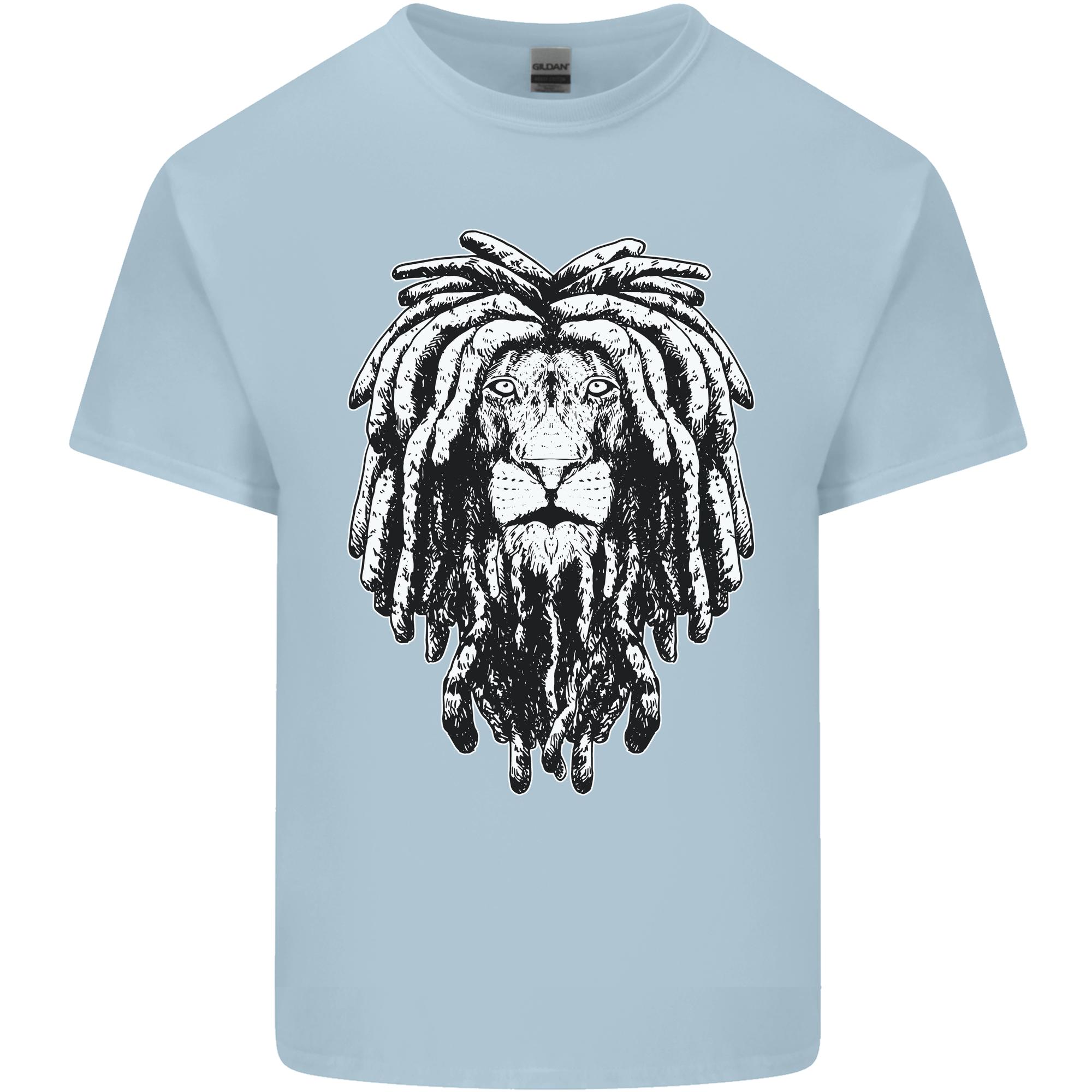 A Rasta Lion With Dreadlocks Jamaica Reggae Unisexs Light Cotton TShirt S